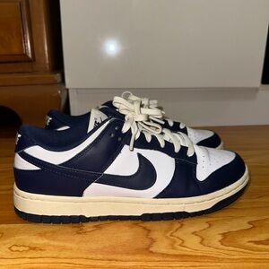 Vintage Navy Nike Low Dunks